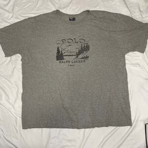 Polo Ralph Lauren Graphic T Shirt Gray Outdoor Logo Cotton